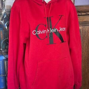 Calvin Klein Red Hoodie